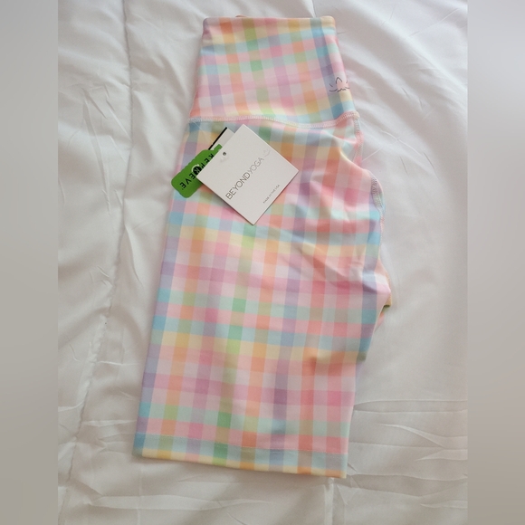 NWT Beyond Yoga Printed High-Waisted Bike Short Small - Picture 7 of 9
